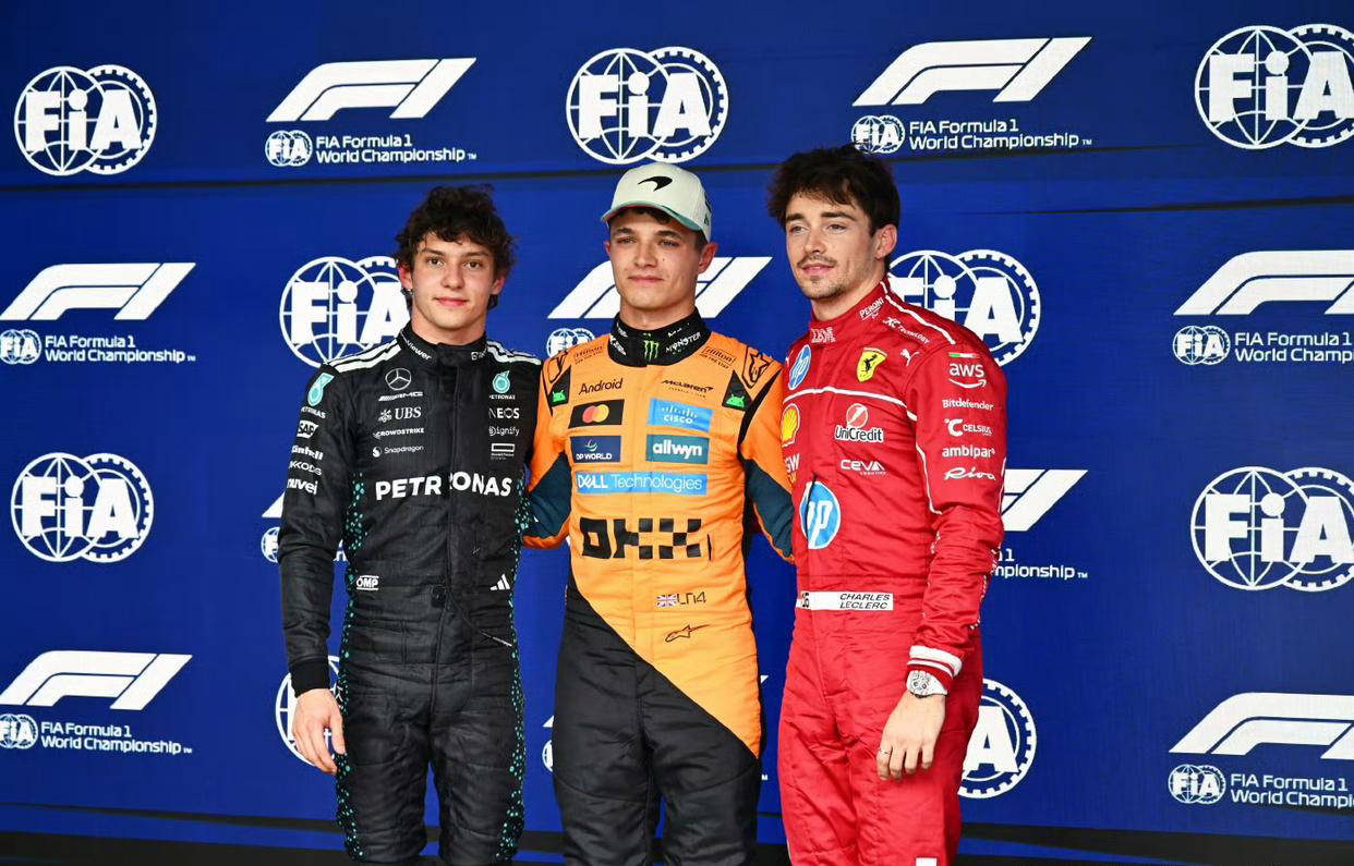 索伯车队鏖战雷诺车队，诺里斯带队取胜